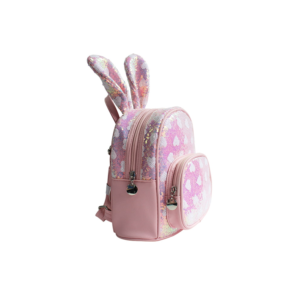 4501-Love Сумка для начальной школы с разноцветным кроликом и пайетками